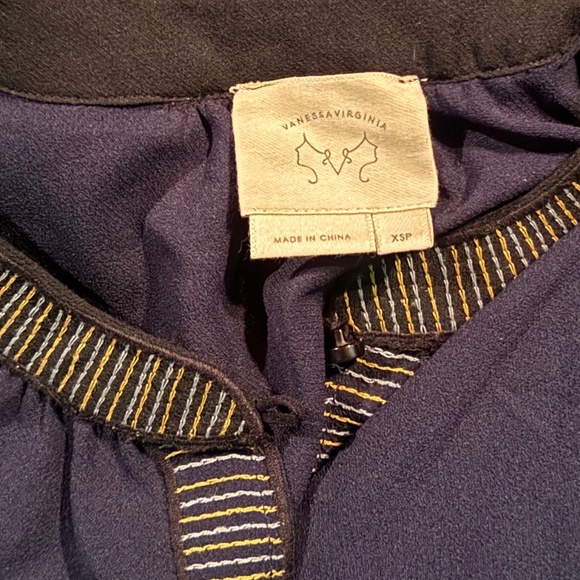 Vanessa Virginia for Anthropologie Luciana Top - Picture 3 of 3